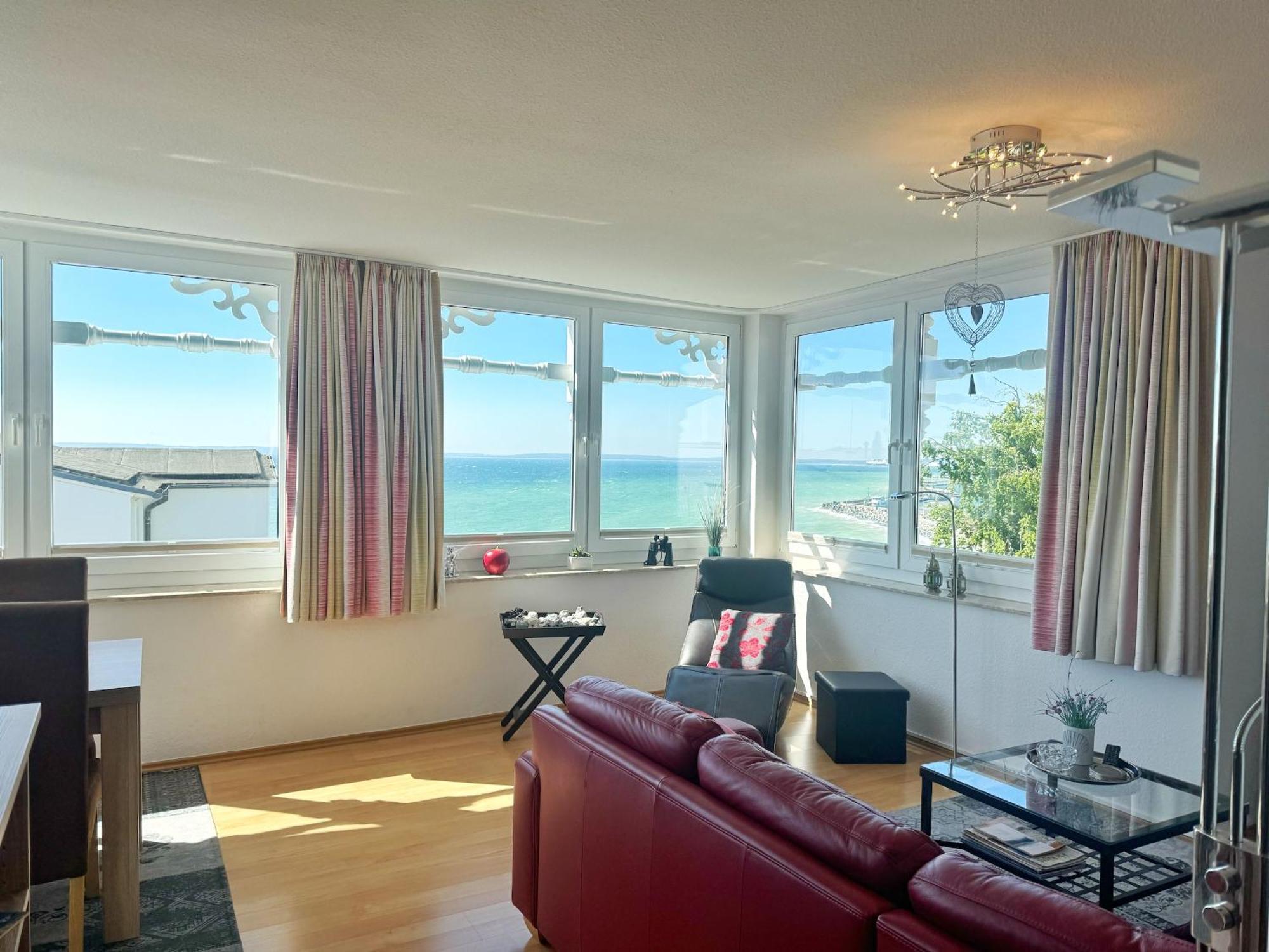 Villa Seeblick - Ferienwohnung 407 사스니츠 외부 사진