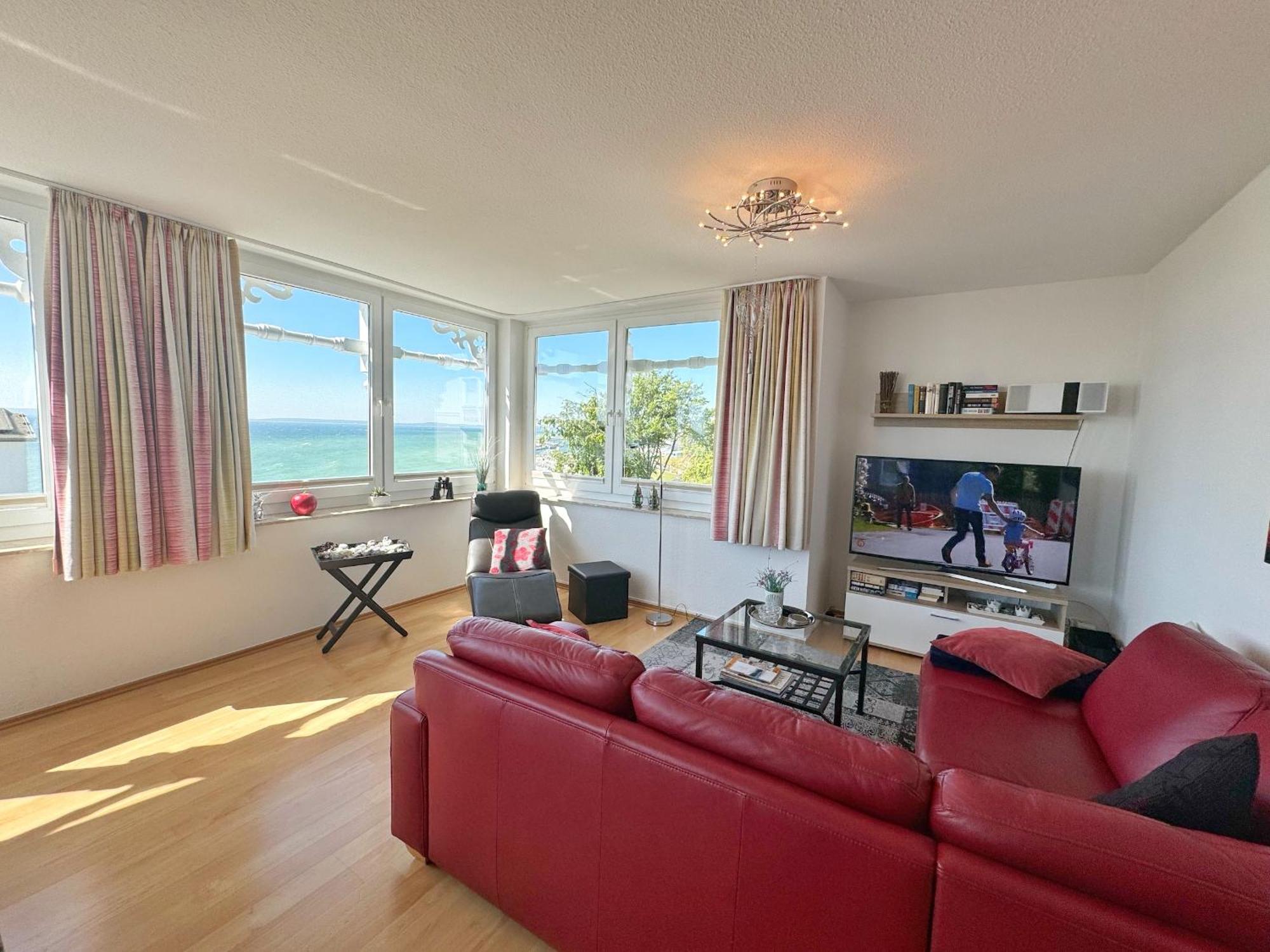 Villa Seeblick - Ferienwohnung 407 사스니츠 외부 사진