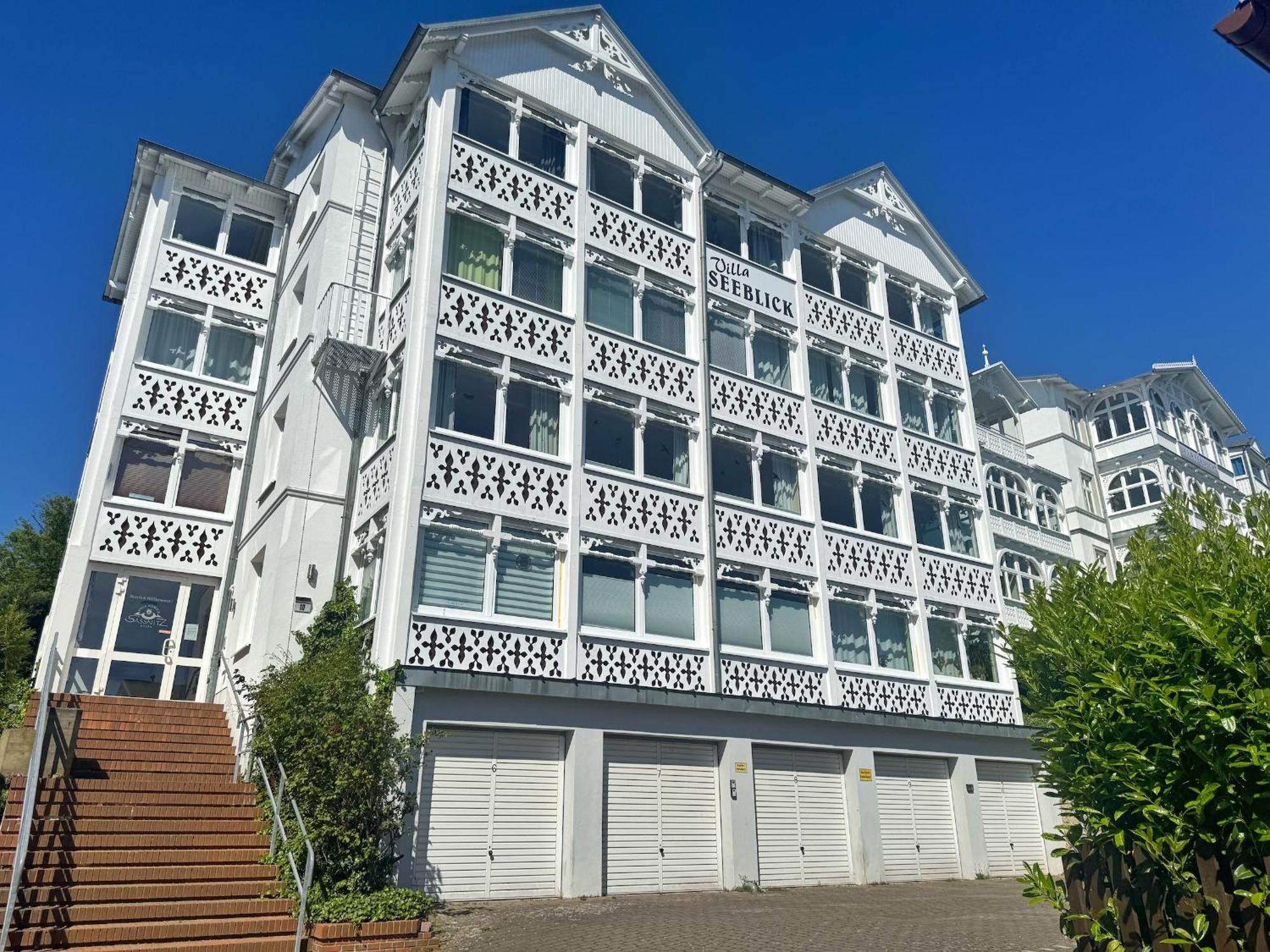 Villa Seeblick - Ferienwohnung 407 사스니츠 외부 사진